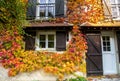 Traditional cottage in early Autumn