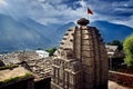 Traditional countryside Gauri Shankar Temple in Naggar. Himachal Pradesh Royalty Free Stock Photo