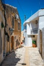 Traditional creten village Margarites, Crete, Greece Royalty Free Stock Photo