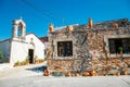 Traditional creten village Margarites, Crete, Greece Royalty Free Stock Photo