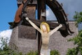 Traditional Cross with Jesus in Maramures, Romania