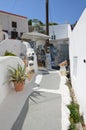 Traditional cycladic architecture in Santorini Island