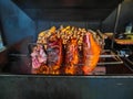 Traditional Czech street food - pork