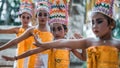 Traditional dance carnival balinese girl