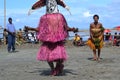 Traditional dance mask festival Papua New Guinea