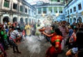 Traditional dance at Navratri festival