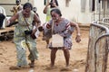 Traditional dancers. Royalty Free Stock Photo