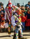 Traditional dancing at the Qoyllur Riti festival near Cusco, Peru