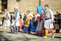 Traditional dancers in Valencia, Spain