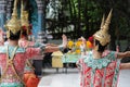 Traditional dancing in thailand.