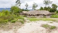 Traditional Dani village in Papua New Guinea, Indonesia.