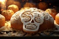 Traditional Day of the Dead Bread Pan de Muerto