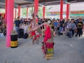 Traditional Dayak dance Royalty Free Stock Photo