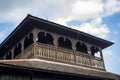 Traditional dayaknese house called Rumah Panjang (Long House) in Pulau Kumala, East Kalimantan, Indonesia.