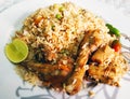 Traditional delicious food chicken Biryani Royalty Free Stock Photo
