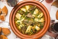 Traditional delicious Moroccan Tagine