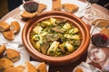 Traditional delicious Moroccan Tagine