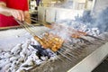 Traditional Delicious Turkish foods; Adana Kebab, Grilled meat Royalty Free Stock Photo