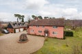 Traditional Detached Suffolk Cottage Royalty Free Stock Photo