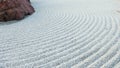 Traditional Details of Classical Japanese Zen Garden.