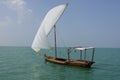 Traditional Dhow Sail boat Royalty Free Stock Photo