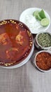 The traditional dish of Mexican cuisine often, pancita, mondongo or mole de panza, is a broth or soup made with the giblets or bee Royalty Free Stock Photo