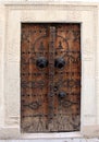 Traditional door in Sousse Royalty Free Stock Photo