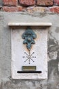 Traditional doorbell in Venice