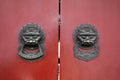 Traditional doorknob in beijing