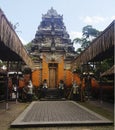 Traditional doors temple at Kuta, Bali, Indonesia Royalty Free Stock Photo