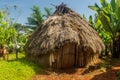 Traditional Dorze hut woven out of bamboo, Ethiop