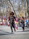 Traditional dragon carnival in Ljubljana Royalty Free Stock Photo