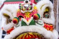 Traditional Dragon dance during Lunar New Year celebration in Chinatown in Kobe, Japan Royalty Free Stock Photo