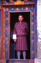 Traditional dress of Bhutan Royalty Free Stock Photo