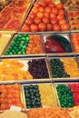 Traditional dried fruits market Royalty Free Stock Photo