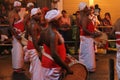 Drummers performing in the Asala Perahara at Kandy