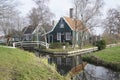 Traditional Dutch home on canal