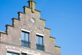 Traditional Dutch house faÃÂ§ade or front Royalty Free Stock Photo