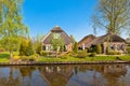 Traditional Dutch houses Royalty Free Stock Photo