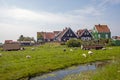 Traditional dutch houses in the countryside from the Netherlands