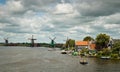 Traditional Dutch landscape. Royalty Free Stock Photo