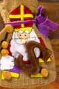 Traditional Dutch Saint Nicolas celebration with presents for ch Royalty Free Stock Photo