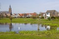 Traditional Dutch village Ooij, Netherlands