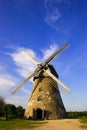 Traditional dutch windmill in Royalty Free Stock Photo