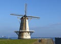 Traditional dutch windmill Royalty Free Stock Photo