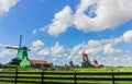 Traditional Dutch windmill houses