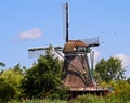 Traditional dutch windmill near Leiden Royalty Free Stock Photo