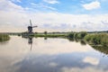 Traditional Dutch Windmills Kinderdijk World Unesco heritage Royalty Free Stock Photo