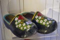 Traditional dutch wooden shoes - clogs.