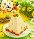 Traditional Easter dessert made from cottage cheese